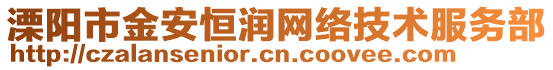 溧陽市金安恒潤(rùn)網(wǎng)絡(luò)技術(shù)服務(wù)部