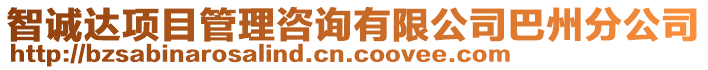 智誠達項目管理咨詢有限公司巴州分公司