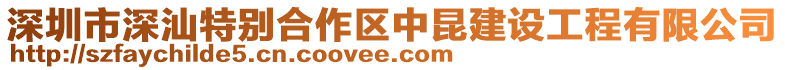 深圳市深汕特別合作區(qū)中昆建設(shè)工程有限公司
