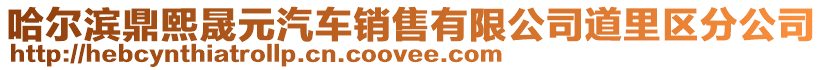 哈爾濱鼎熙晟元汽車銷售有限公司道里區(qū)分公司