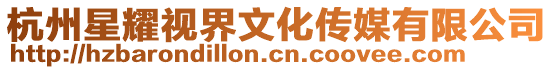 杭州星耀視界文化傳媒有限公司
