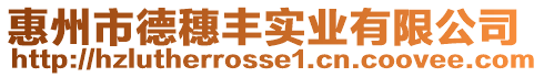 惠州市德穗豐實業有限公司