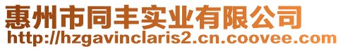 惠州市同豐實業有限公司