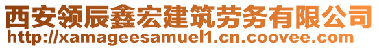 西安領(lǐng)辰鑫宏建筑勞務(wù)有限公司