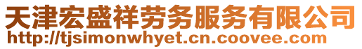 天津宏盛祥勞務(wù)服務(wù)有限公司