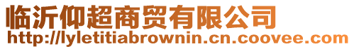 臨沂仰超商貿有限公司