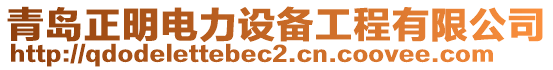 青島正明電力設備工程有限公司