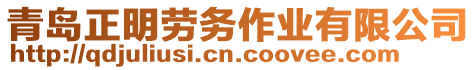 青島正明勞務作業有限公司