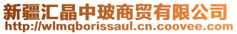 新疆匯晶中玻商貿有限公司