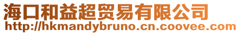 海口和益超貿(mào)易有限公司