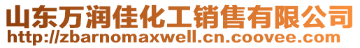 山東萬(wàn)潤(rùn)佳化工銷售有限公司