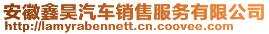 安徽鑫昊汽車銷售服務有限公司