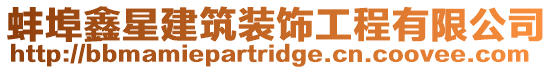 蚌埠鑫星建筑裝飾工程有限公司