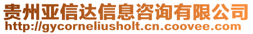 貴州亞信達信息咨詢有限公司