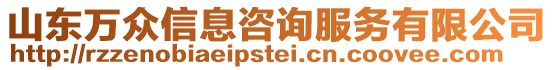 山東萬眾信息咨詢服務有限公司