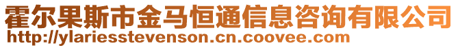 霍爾果斯市金馬恒通信息咨詢有限公司