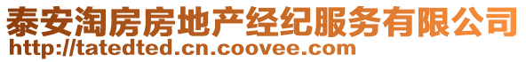 泰安淘房房地產(chǎn)經(jīng)紀(jì)服務(wù)有限公司