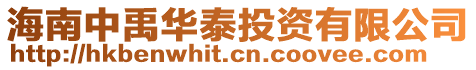 海南中禹華泰投資有限公司