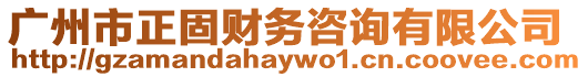 廣州市正固財務咨詢有限公司