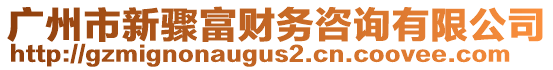 廣州市新驟富財務咨詢有限公司