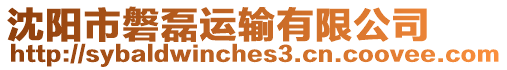 沈陽市磐磊運輸有限公司