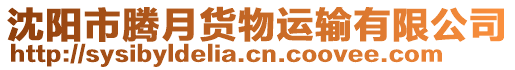 沈陽市騰月貨物運輸有限公司