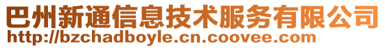 巴州新通信息技術(shù)服務(wù)有限公司