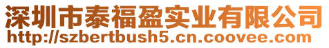 深圳市泰福盈實(shí)業(yè)有限公司