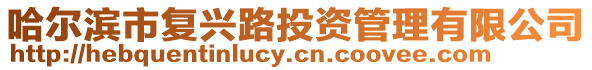 哈爾濱市復興路投資管理有限公司