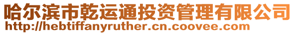 哈爾濱市乾運通投資管理有限公司