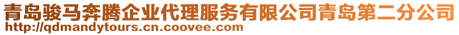 青島駿馬奔騰企業(yè)代理服務(wù)有限公司青島第二分公司