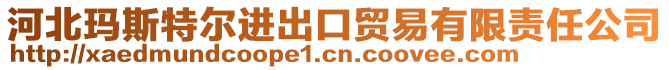 河北瑪斯特爾進(jìn)出口貿(mào)易有限責(zé)任公司