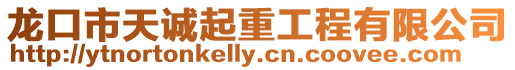 龍口市天誠(chéng)起重工程有限公司