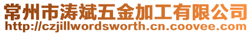 常州市濤斌五金加工有限公司