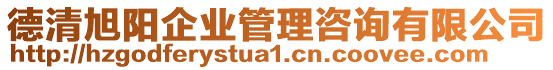 德清旭陽企業(yè)管理咨詢有限公司