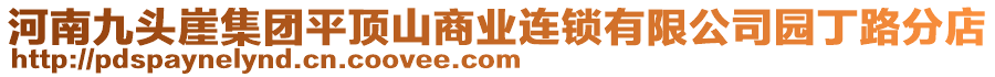 河南九頭崖集團(tuán)平頂山商業(yè)連鎖有限公司園丁路分店