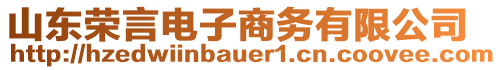 山東榮言電子商務(wù)有限公司