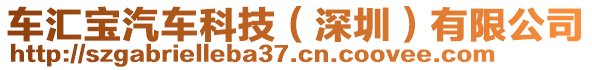 車匯寶汽車科技(深圳)有限公司