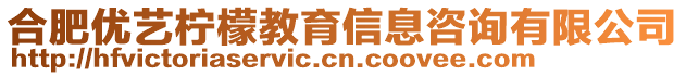 合肥優(yōu)藝檸檬教育信息咨詢有限公司