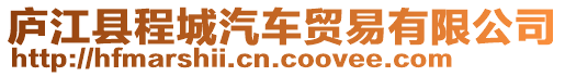 廬江縣程城汽車貿易有限公司