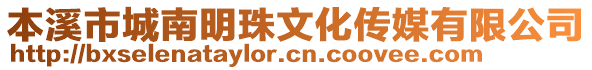 本溪市城南明珠文化傳媒有限公司