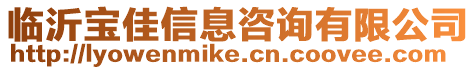 臨沂寶佳信息咨詢有限公司