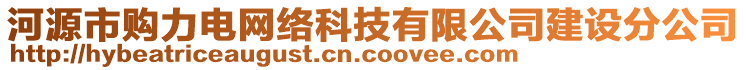 河源市購(gòu)力電網(wǎng)絡(luò)科技有限公司建設(shè)分公司