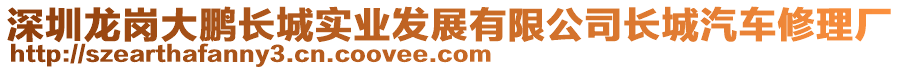 深圳龍崗大鵬長(zhǎng)城實(shí)業(yè)發(fā)展有限公司長(zhǎng)城汽車修理廠