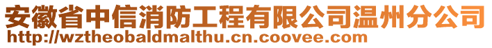 安徽省中信消防工程有限公司溫州分公司