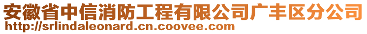 安徽省中信消防工程有限公司廣豐區(qū)分公司