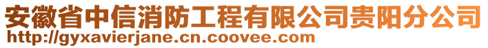 安徽省中信消防工程有限公司貴陽(yáng)分公司