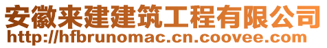 安徽來建建筑工程有限公司