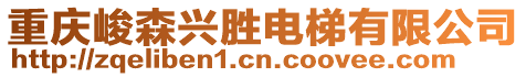 重慶峻森興勝電梯有限公司