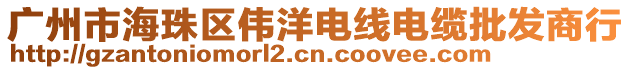 廣州市海珠區(qū)偉洋電線電纜批發(fā)商行